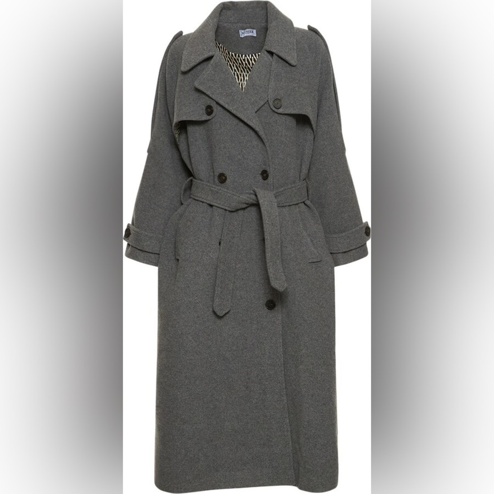 Musier Paris Gia Wool Trench Coat